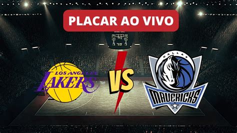 lakers x mavericks ao vivo